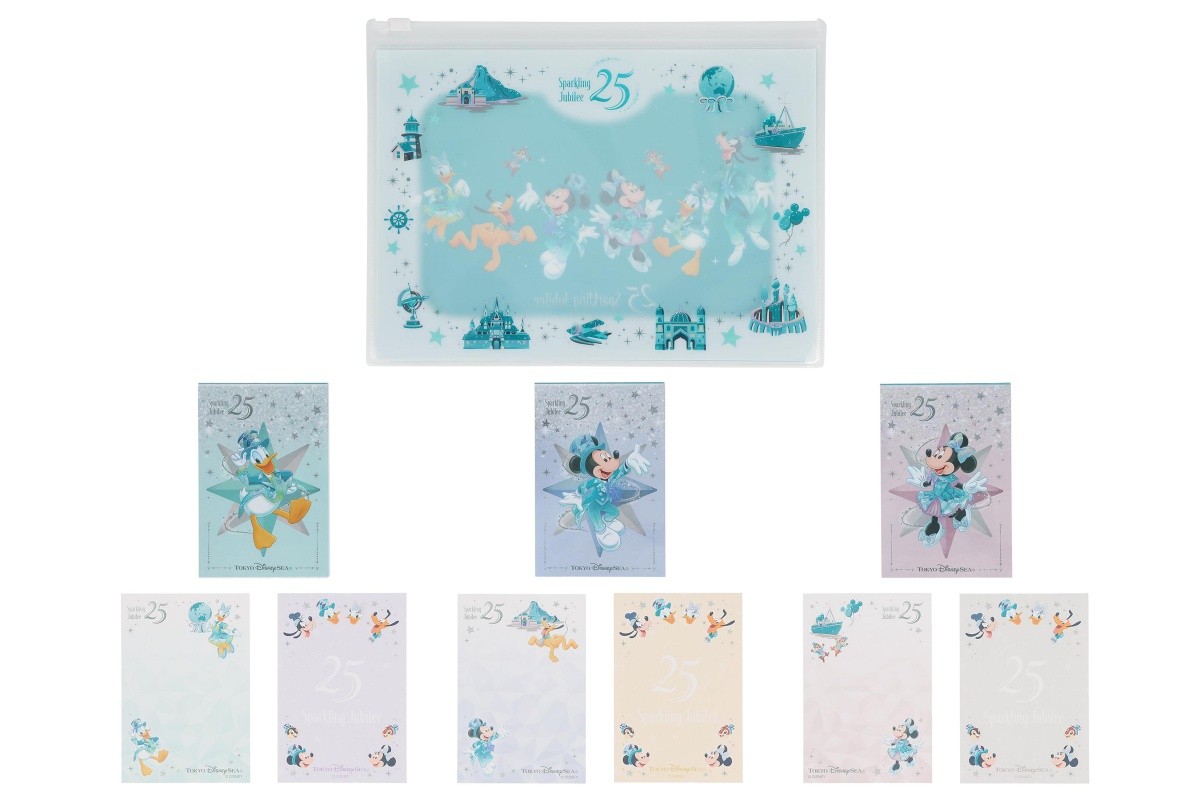 Barang Edisi Terbatas Peringatan 25 Tahun Tokyo DisneySea Memo Souvenir
