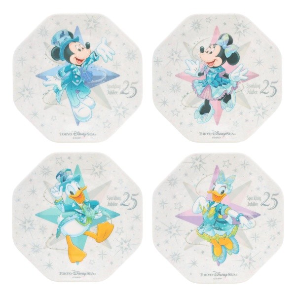 Barang Edisi Terbatas Peringatan 25 Tahun Tokyo DisneySea Piring Souvenir