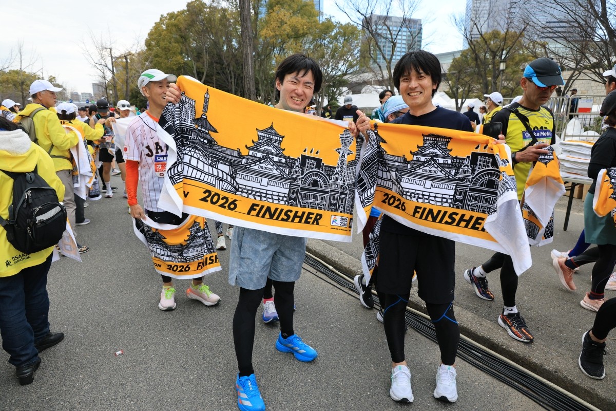 Osaka Marathon 2026 Finish Completed