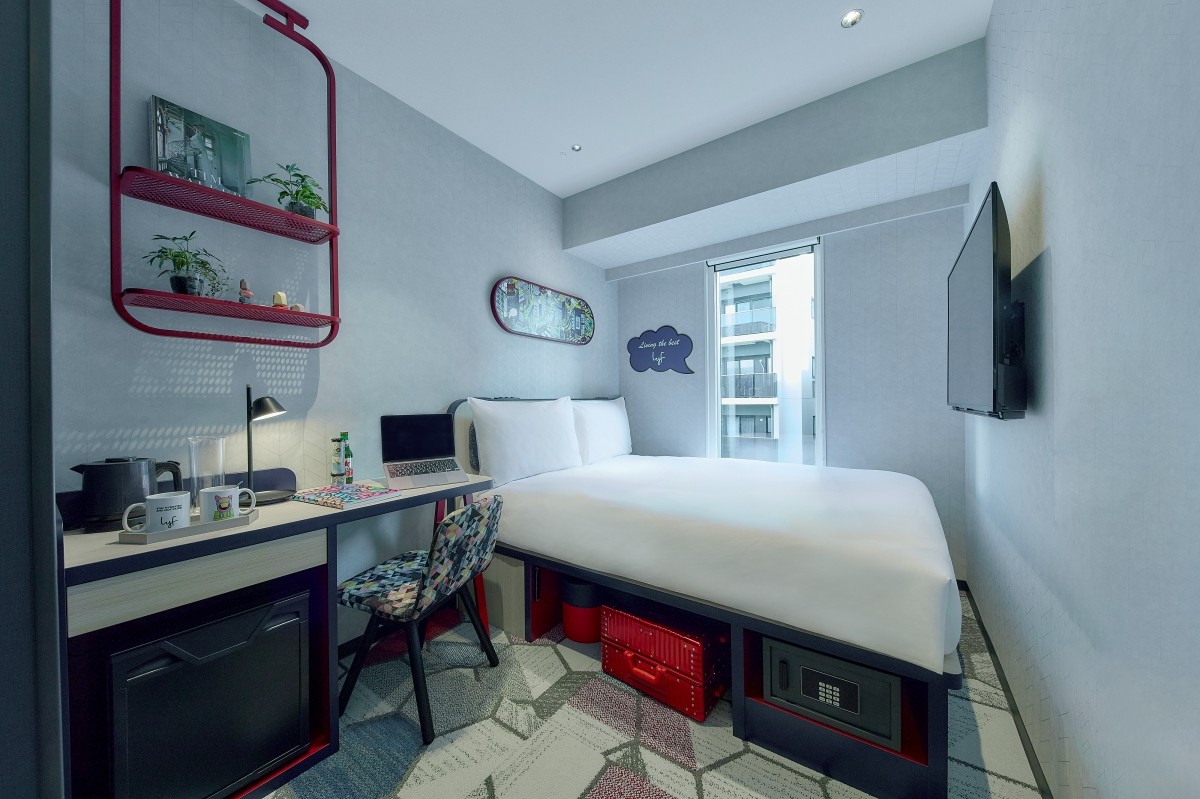 Phòng nghỉ tại lyf Shibuya Tokyo