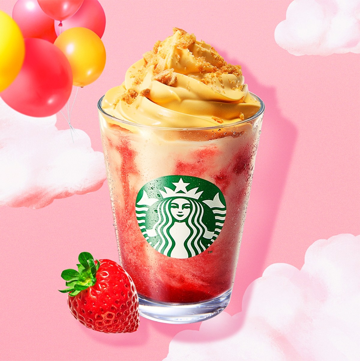 『ストロベリー シュークリーム フラペチーノ®』