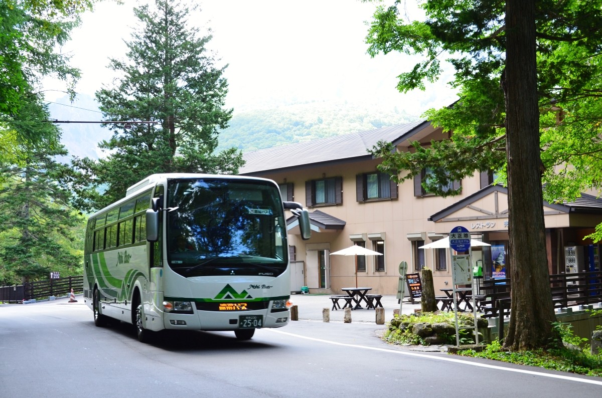 Kamikochi Shuttle Bus Taisho Pond Bus Stop