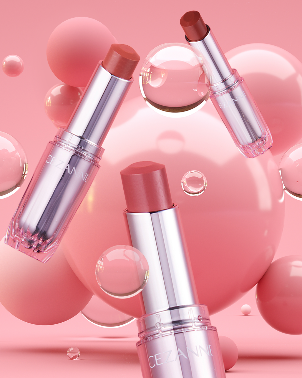 เซซาน (CEZANNE) Lasting Gloss Lip N