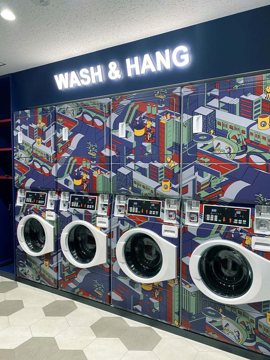 Phòng giặt tại lyf Shibuya Tokyo