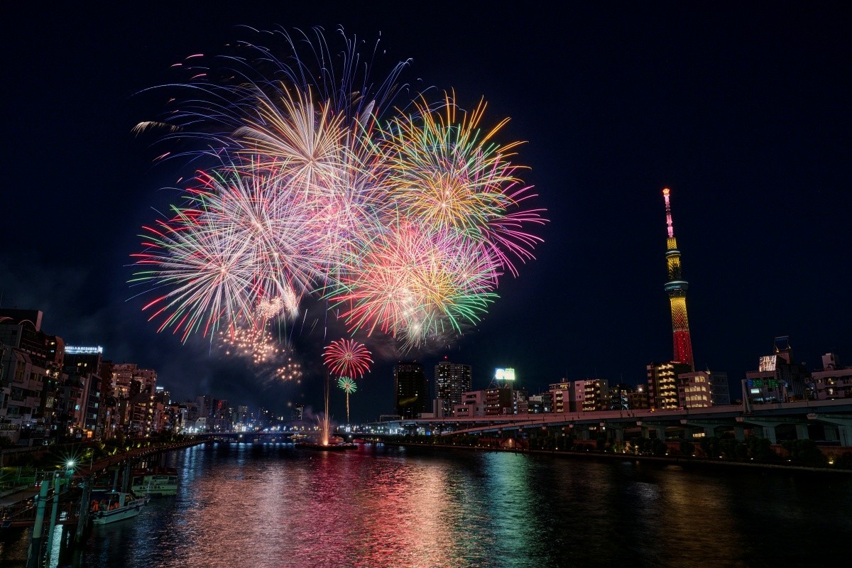 7月 日本 風物詩 著名 祭典 活動 隅田川煙火大會 東京