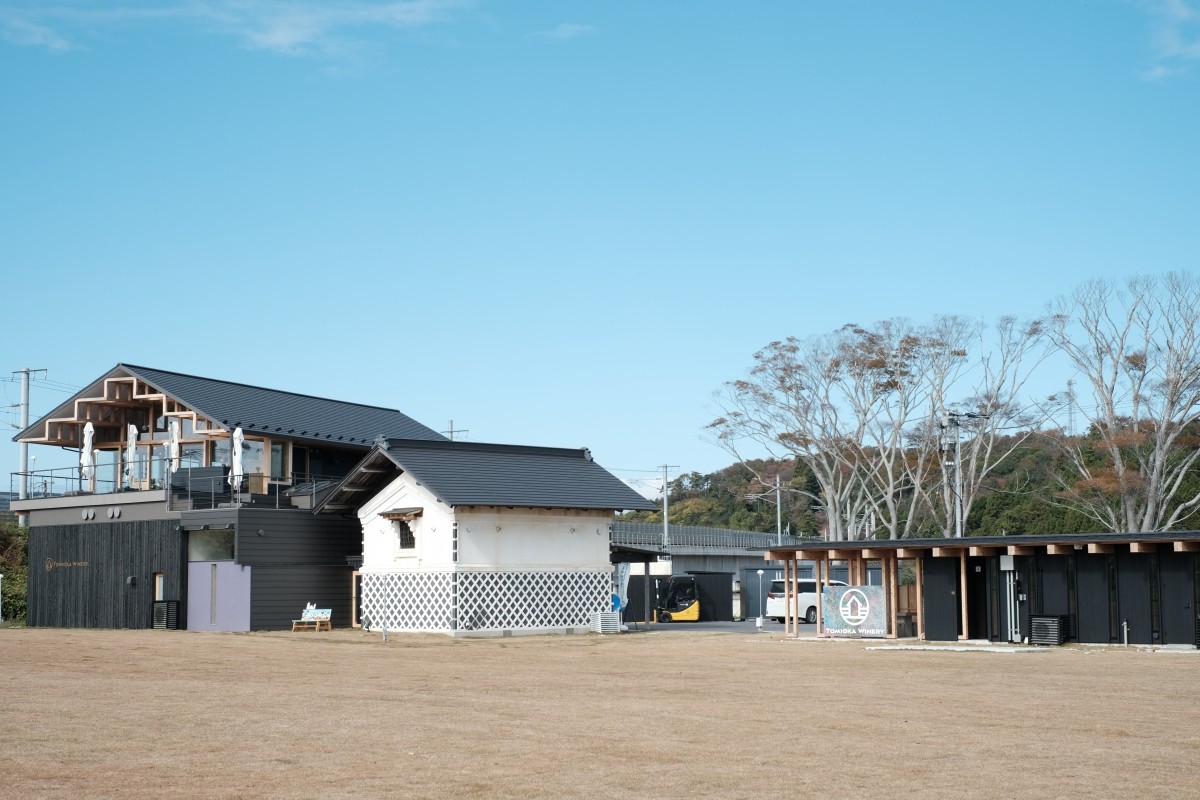 Tomioka Winery Restaurant and Shop Exterior November 2025