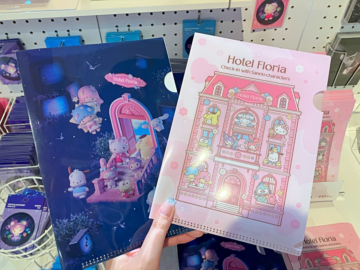 Tập tài liệu nhựa Sanrio Characters