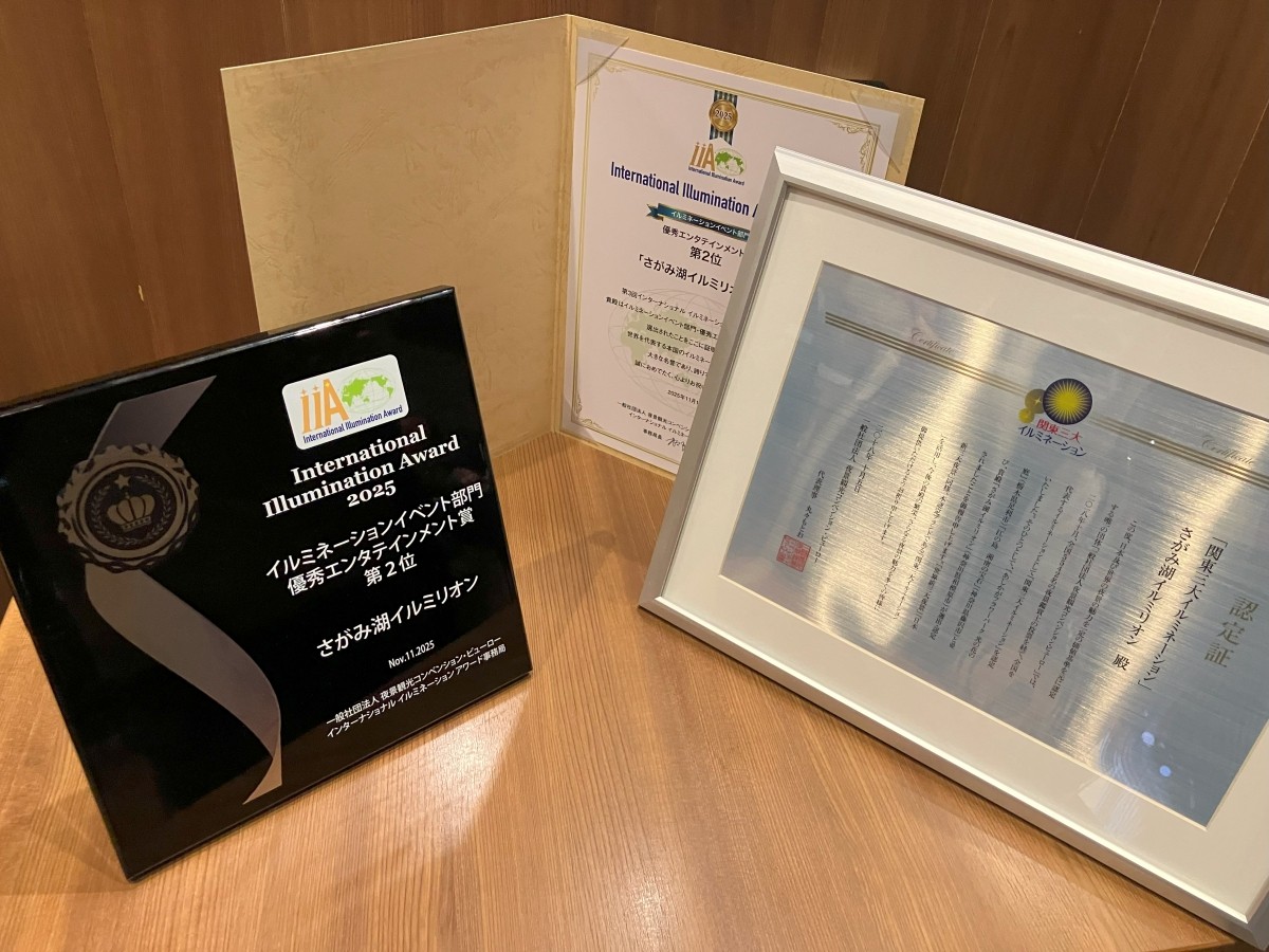 Kanto’s Top 3 Illuminations International Illumination Award 2025 Sagamiko Illumillion