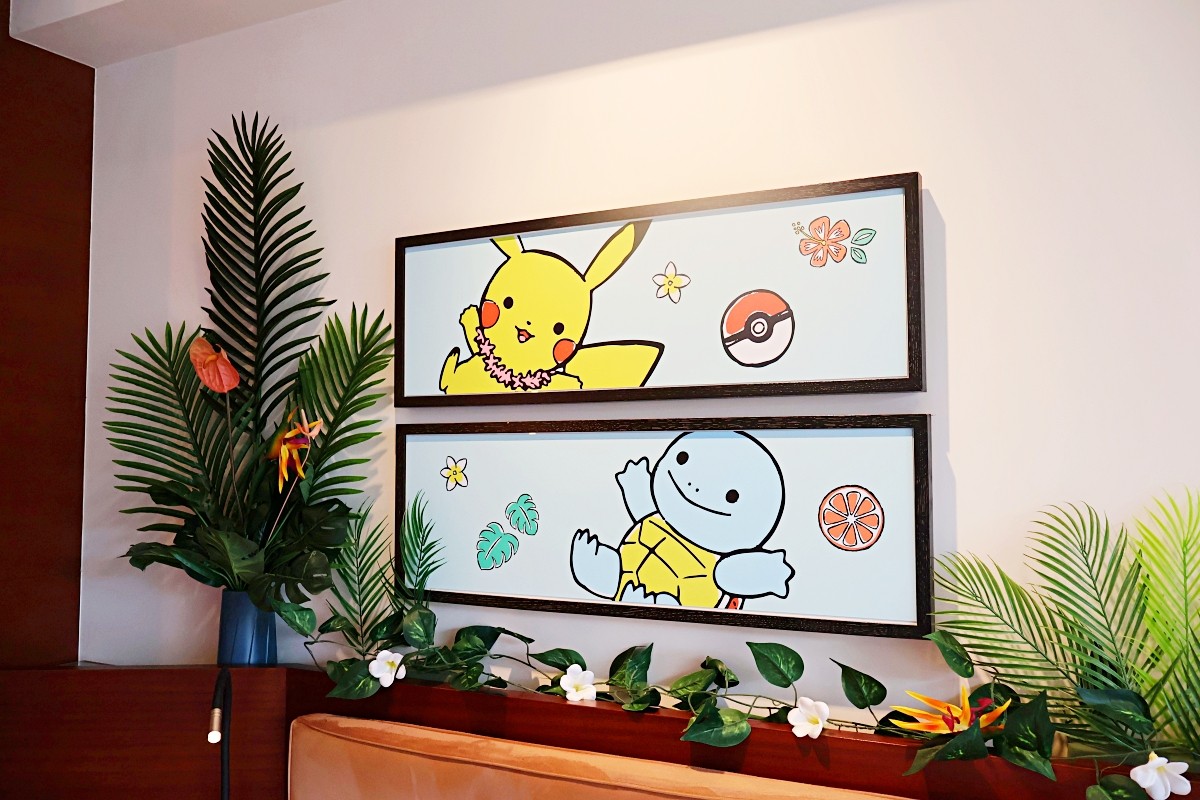 Pokémon Beach Resort Stay Pikachu Squirtle