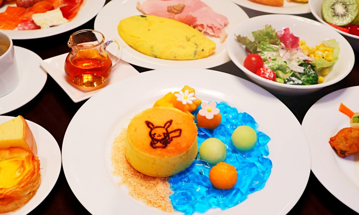 Original Pikachu fruit pancakes