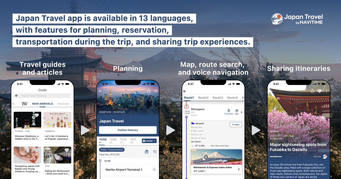 Japan Travel by NAVITIME