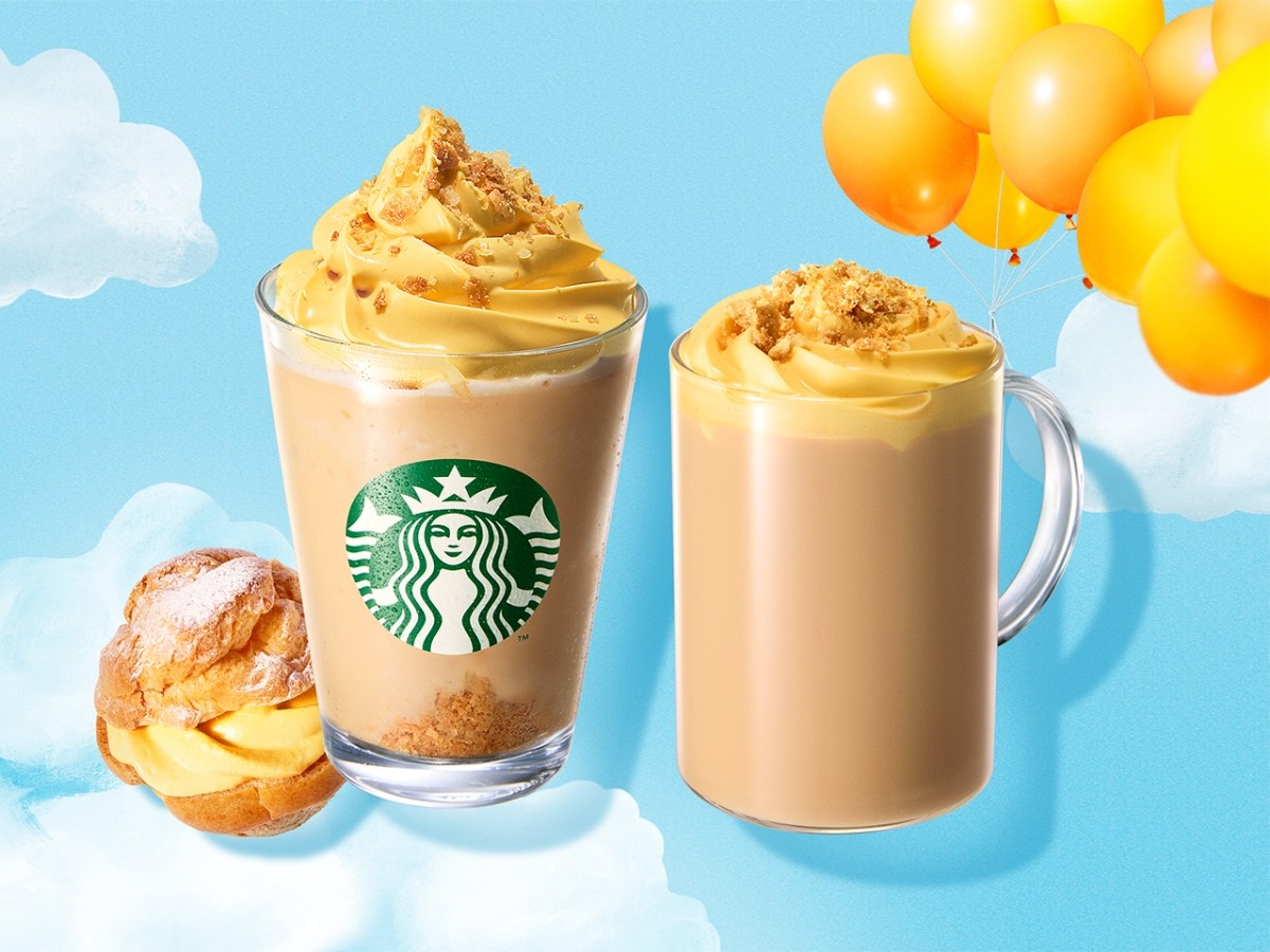 Choux Cream Frappuccino® and Choux Cream Latte