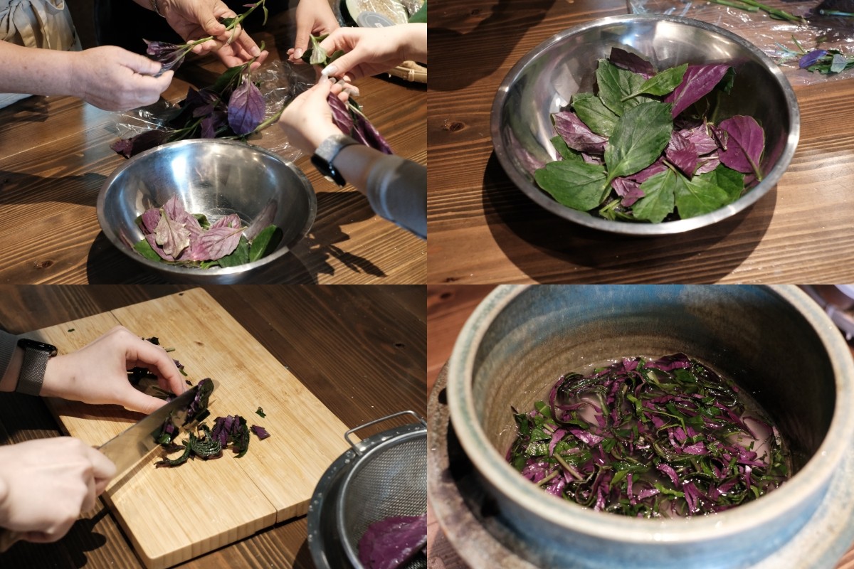 沖繩傳統島蔬菜與料理的照片