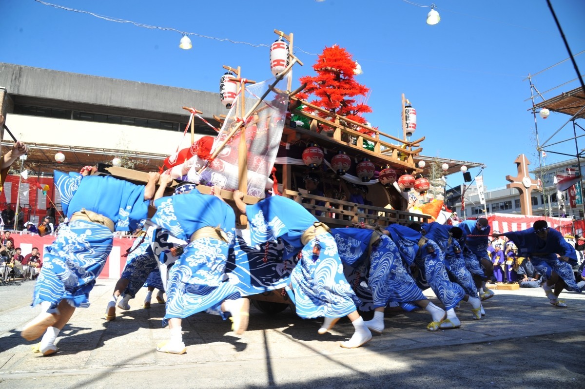 長崎宮日節祭典現場