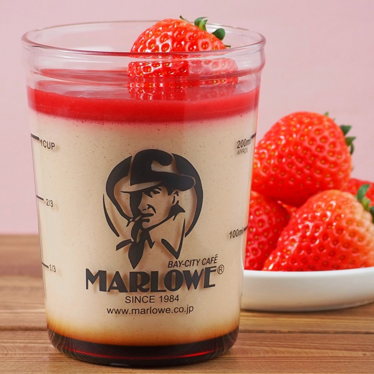 Strawberry Cheese Pudding / Marlowe GINZA SIX