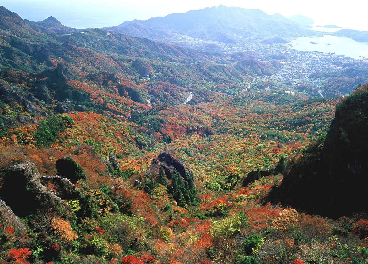 小豆島 寒霞溪 楓葉