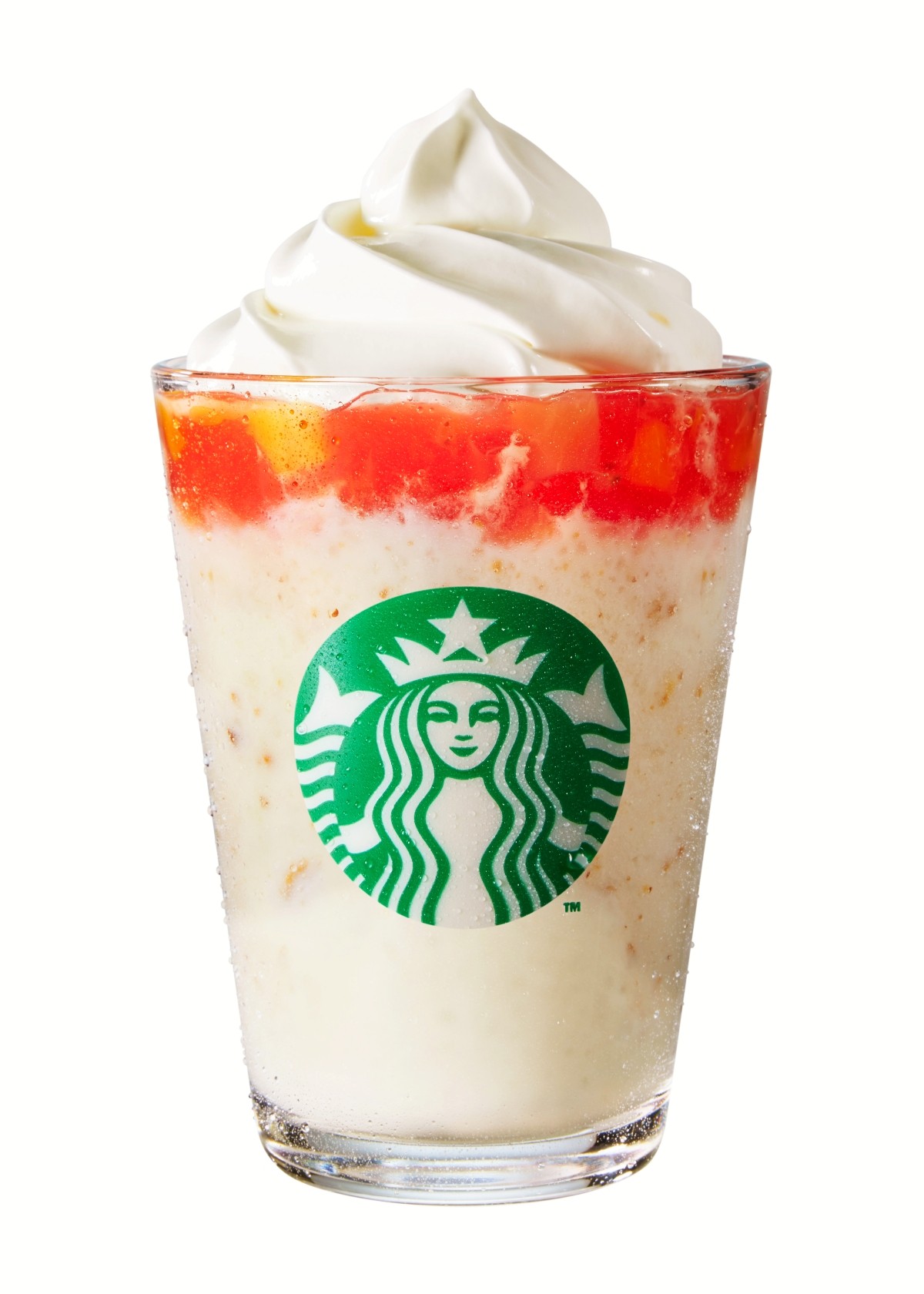 『THE フラペチーノ® of フルーツ-オン-トップ-ヨーグルト with クラッシュ ナッツ』