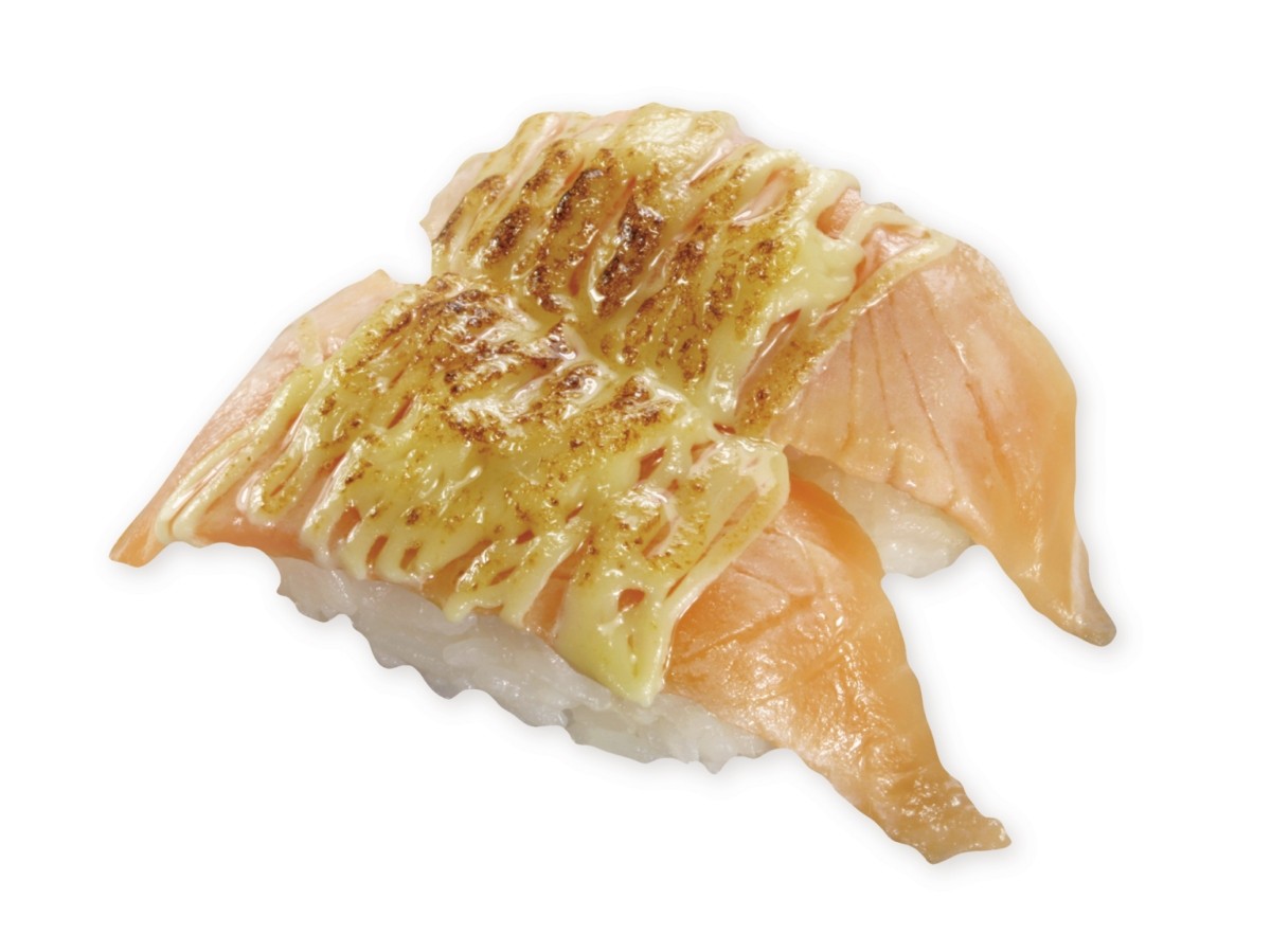 Kura Sushi Seared Cheese Salmon 2 ชิ้น