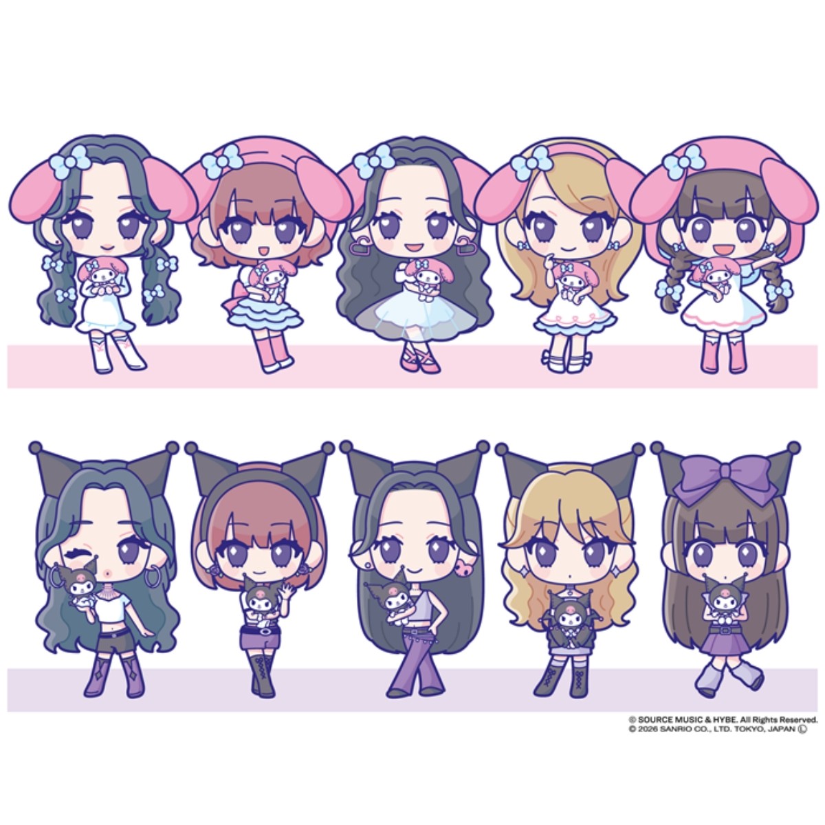 LE SSERAFIM × MY MELODY & KUROMI