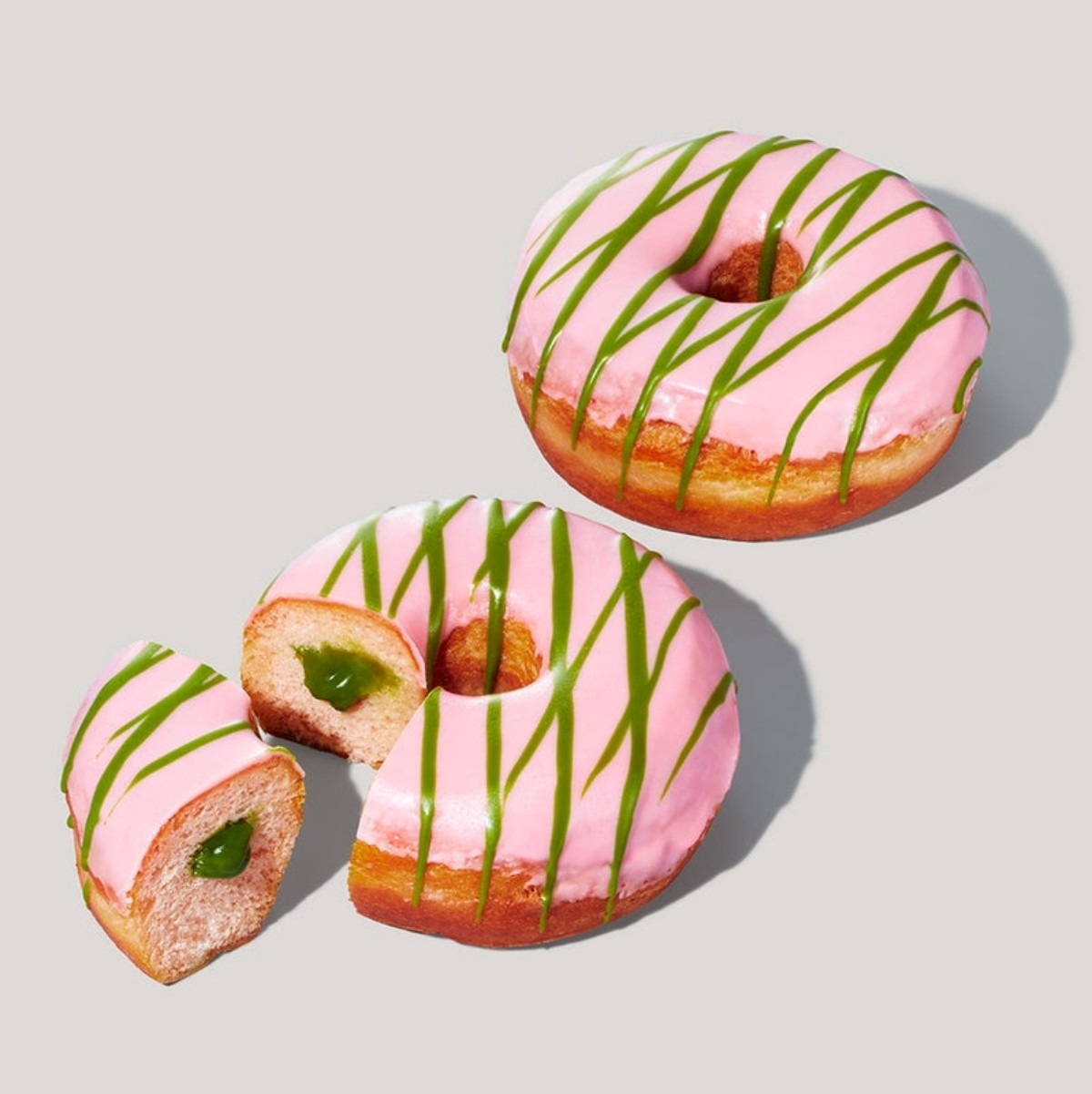 Sakura Matcha Donut