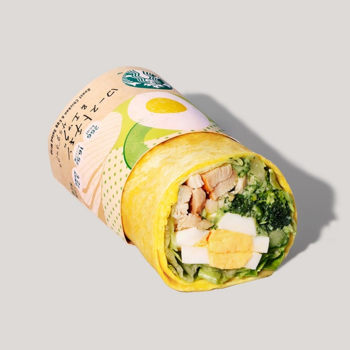 Roast Chicken & Egg Salad Wrap