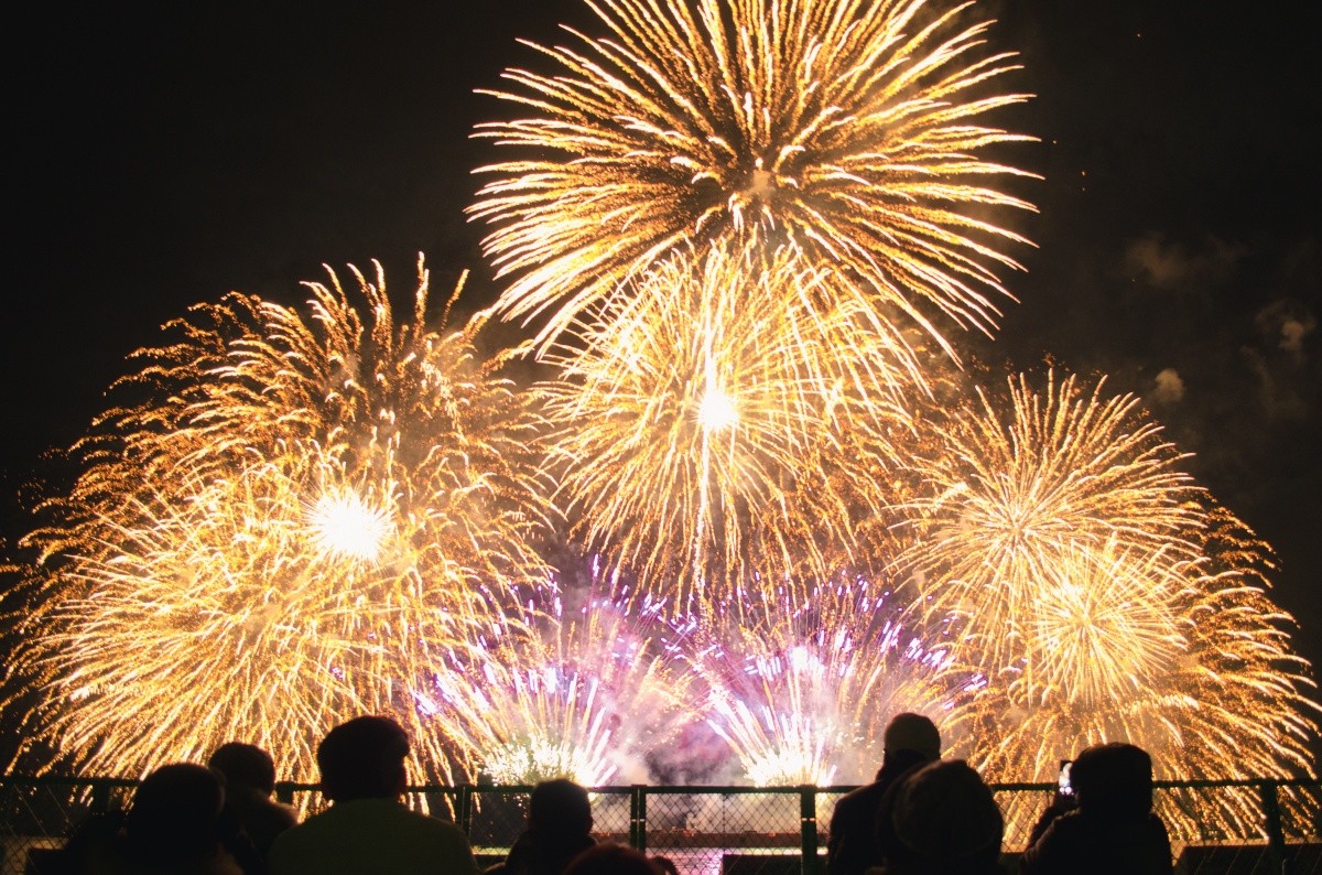 7月 日本 風物詩 煙花 煙火