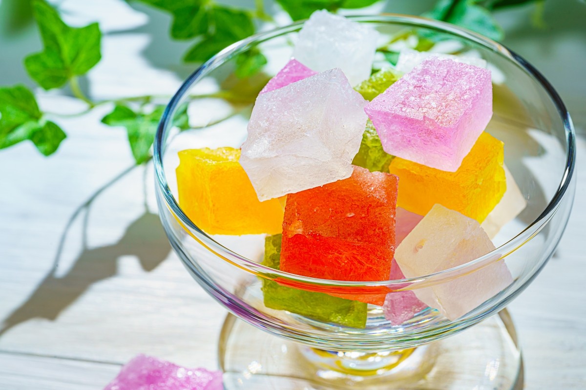 Kingyokukan, a jewel-like transparent Japanese sweet