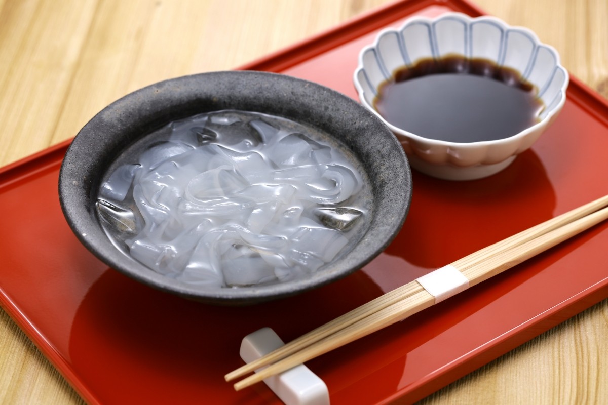 Kuzukiri, an elegant and refreshing chilled sweet