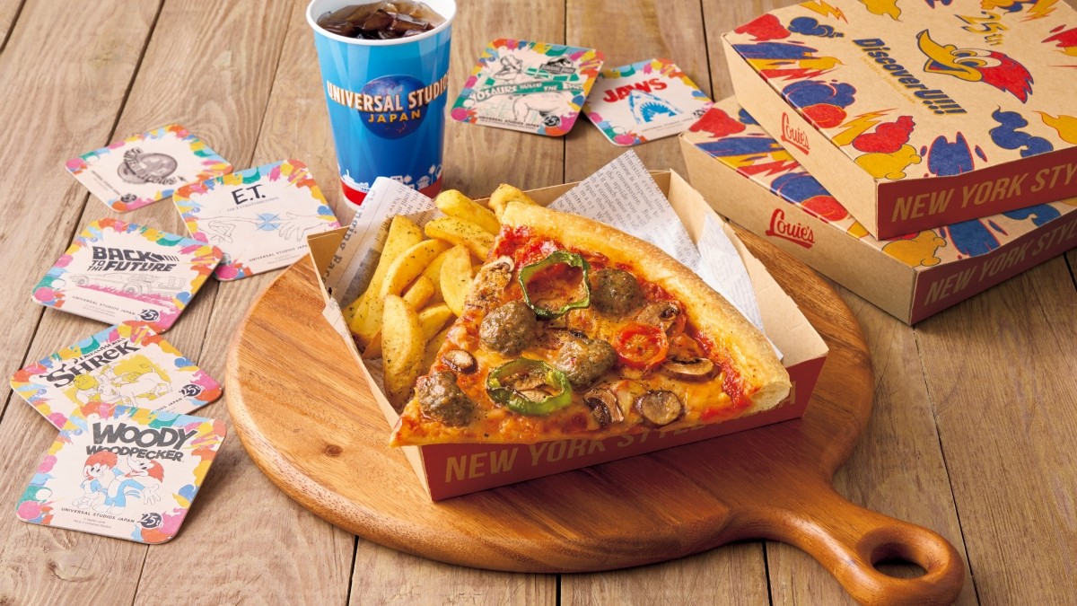 Meatball Pizza Meal & 25th Anniversary Coaster Set