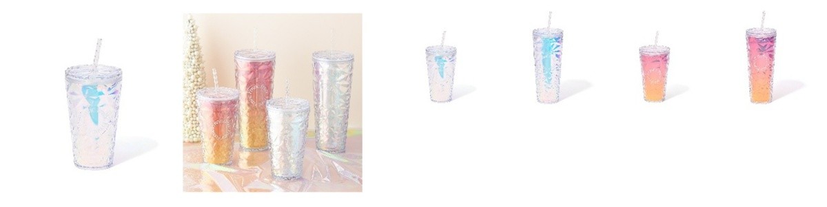 Aurora Plastic Tumbler M White