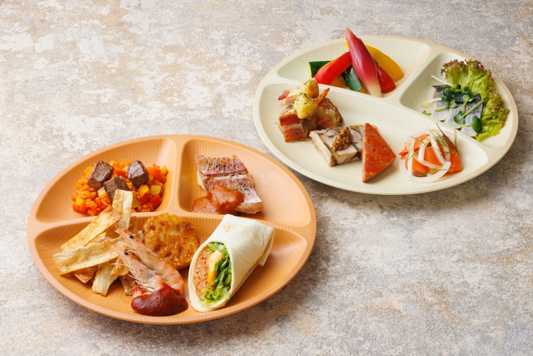 Cold and hot plates