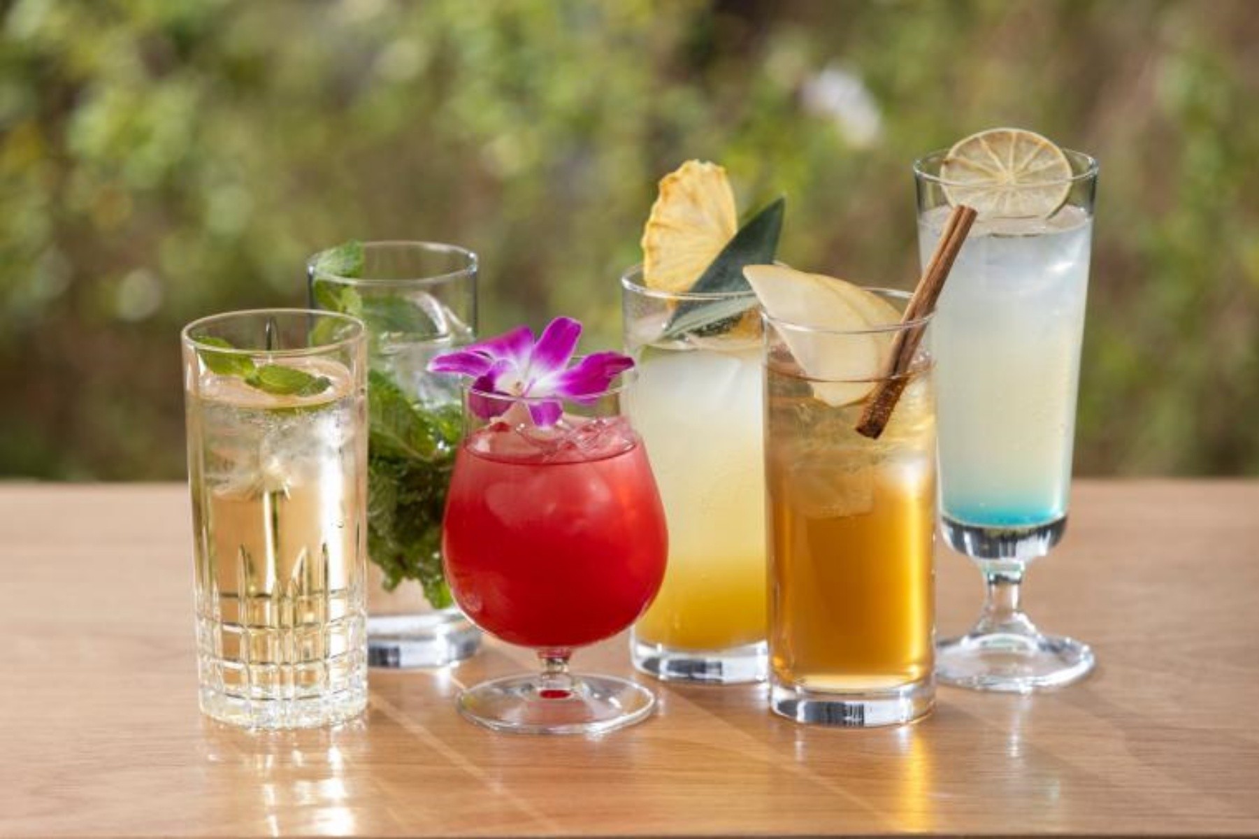 Original cocktails and mocktails