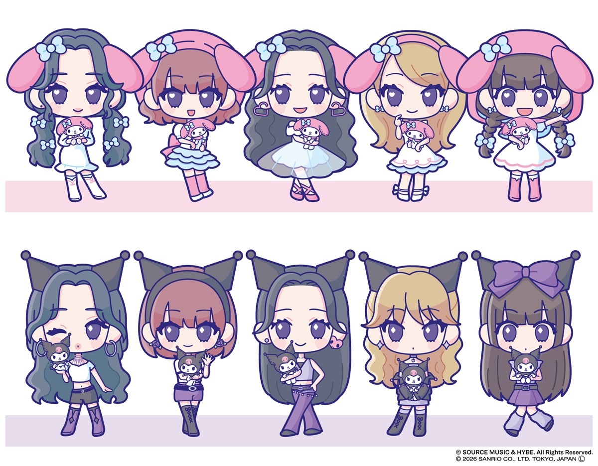 LE SSERAFIM × MY MELODY & KUROMI