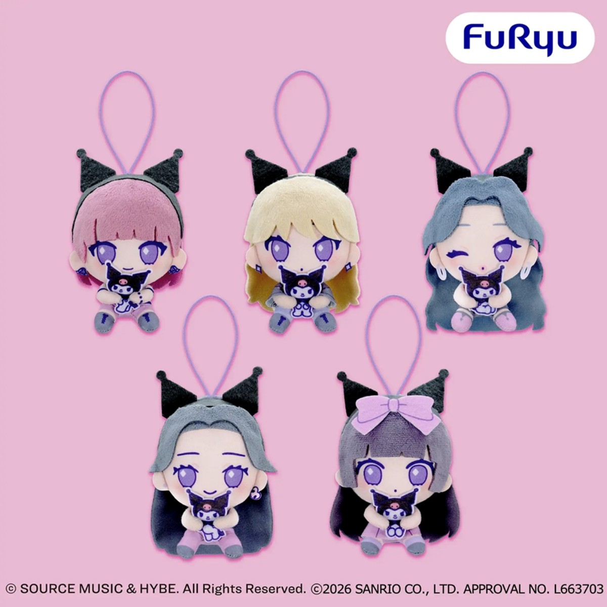 LE SSERAFIM × MY MELODY & KUROMI Mascot ~Kuromi ver.~