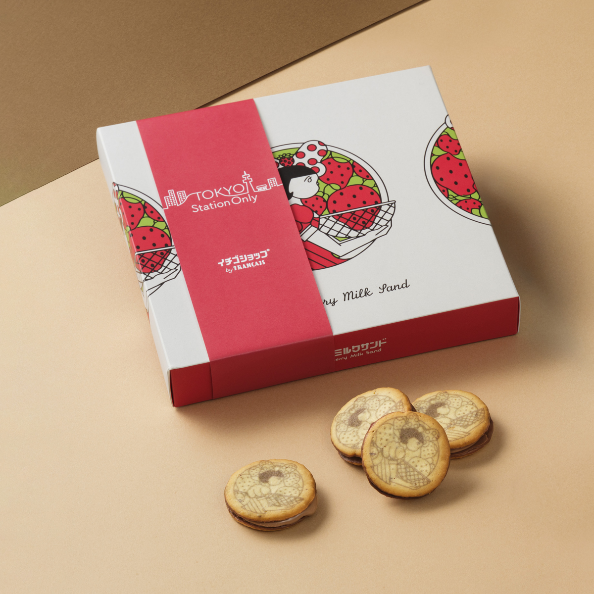 Strawberry Milk Sand [Ichigo Shop by FRANCAIS]