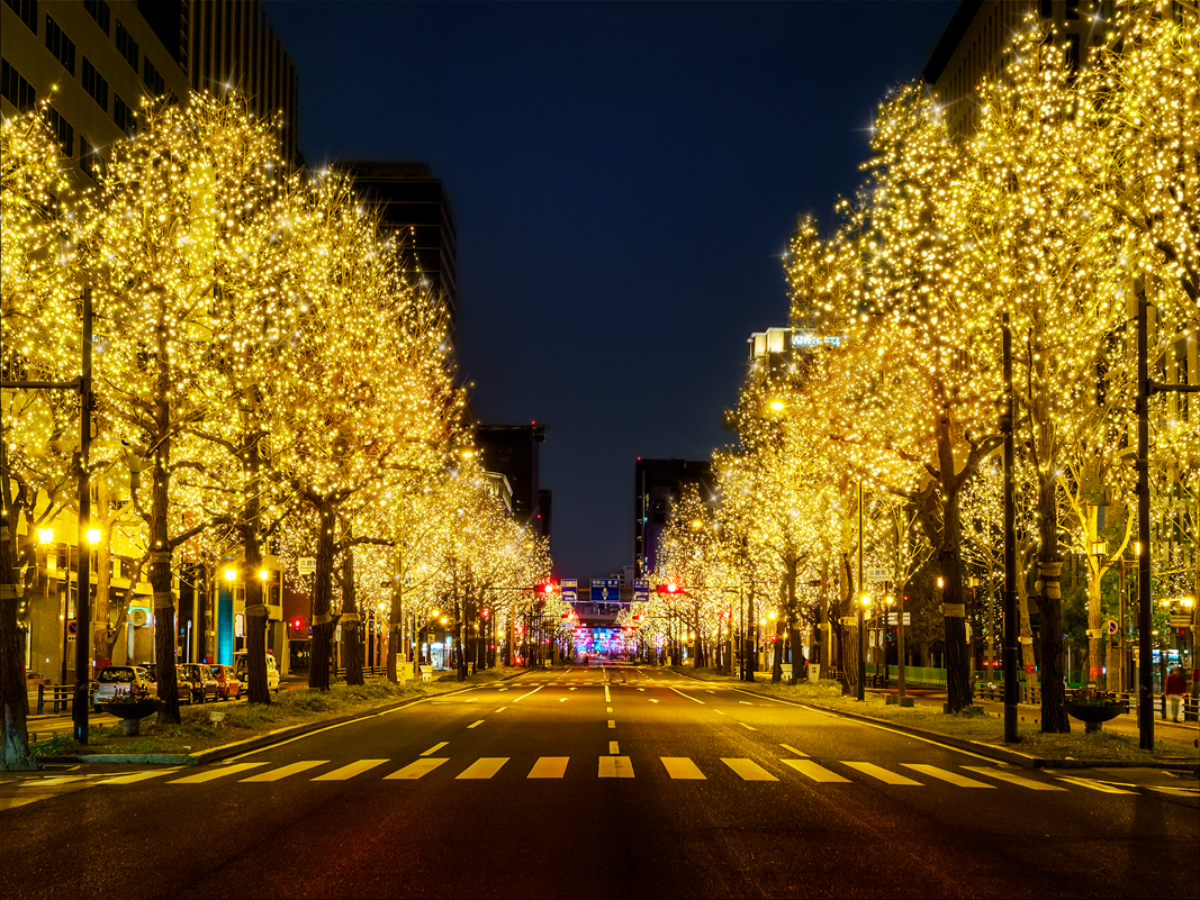 Festival of the lights in OSAKA