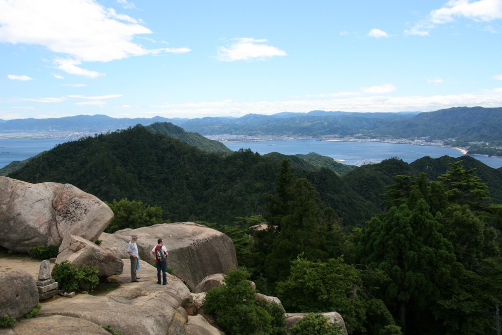 Mount Misen in Itsukushima Shrine's island 