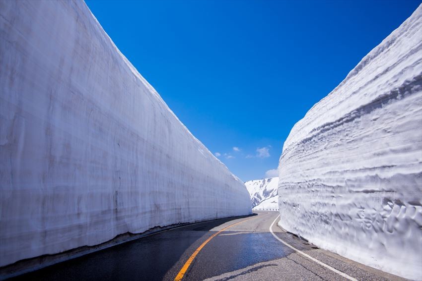 The Snow Corridor of Tateyama Kurobe Alpine Route