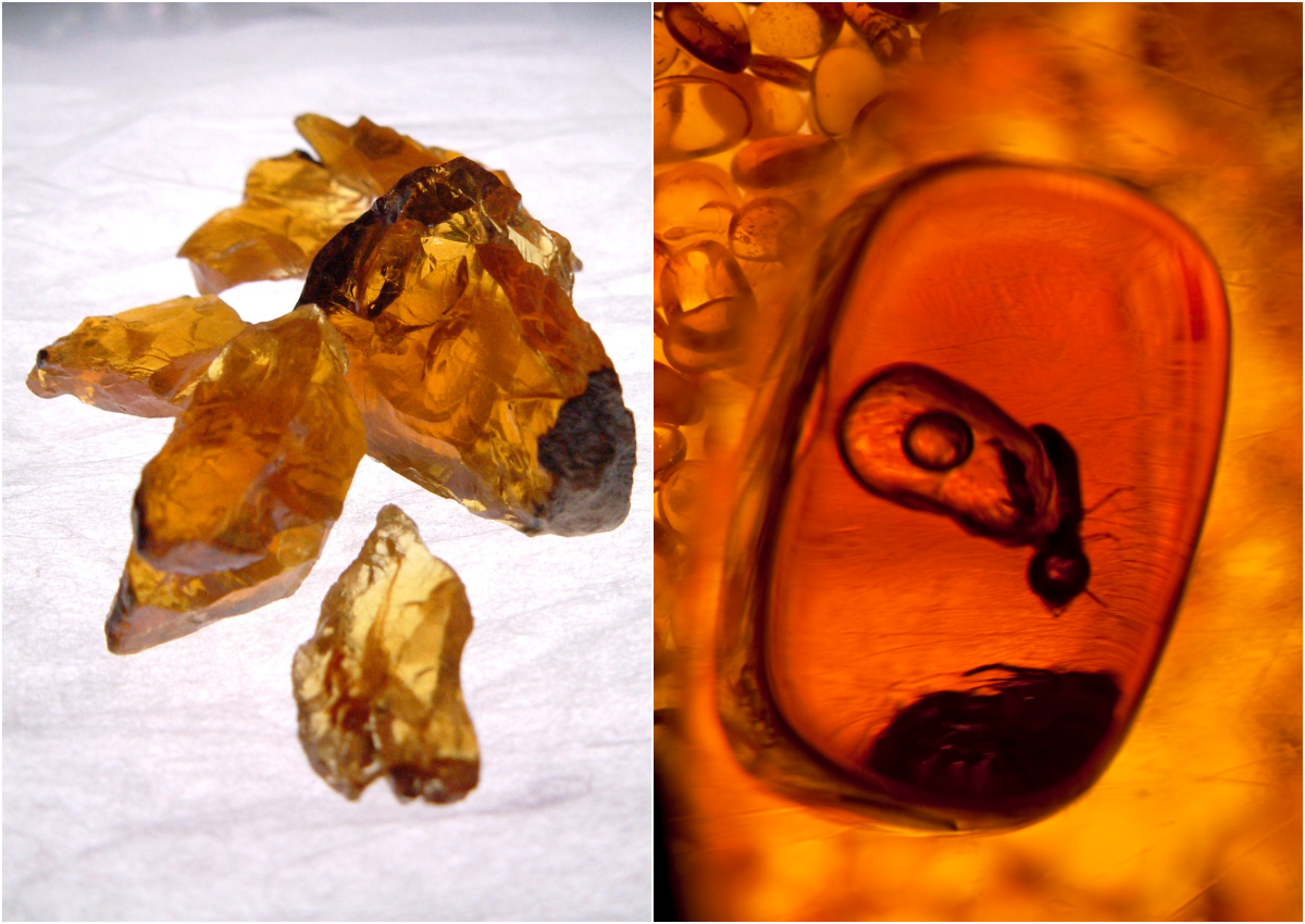 Japanese Natural Stones Amber Iwate Kuji