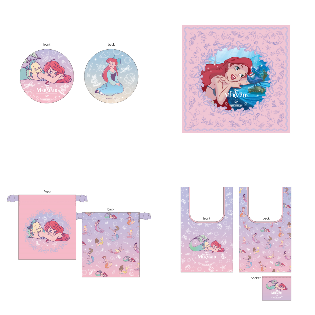 “The Little Mermaid” OH MY CAFE Original Goods