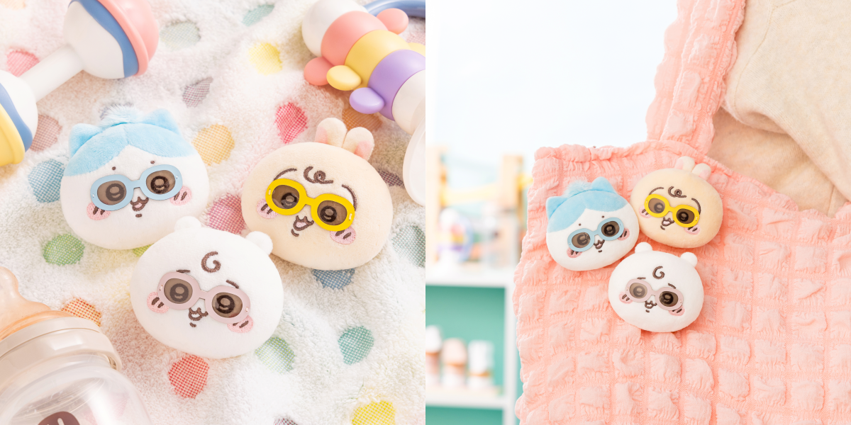 Chiikawa Baby 絨毛玩偶臉部徽章組