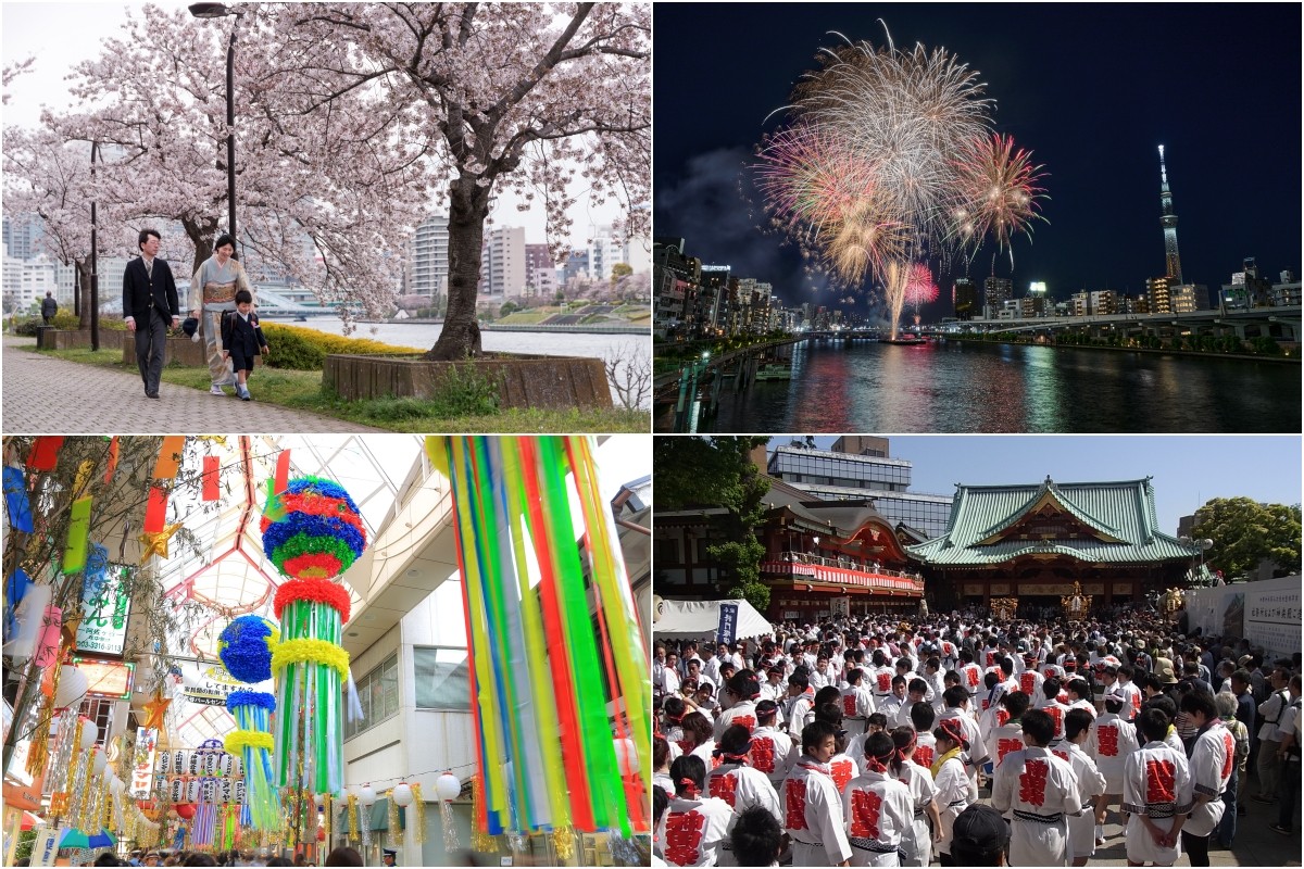 東京 年間 イベント 春夏秋冬 祭り 花火 イルミネーション 完全ガイド