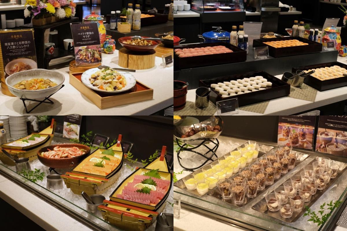 多樣化的自助餐料理
