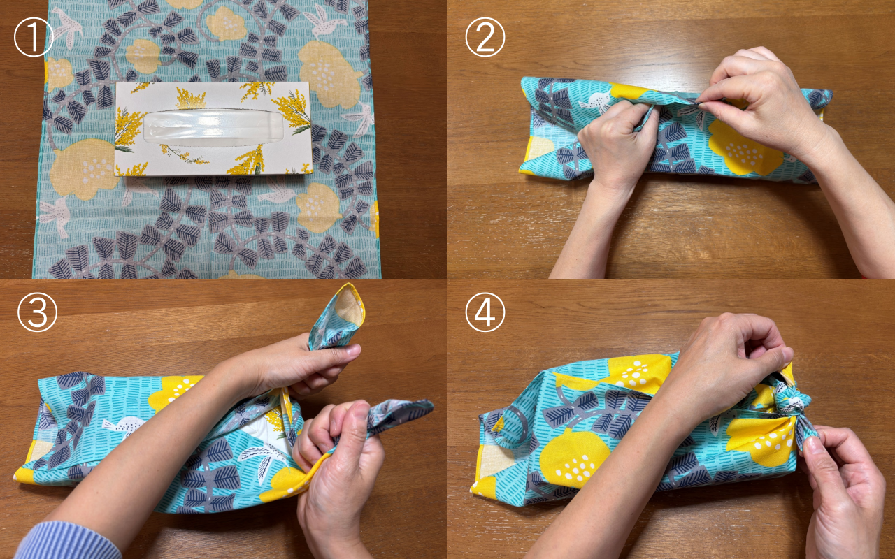 Cách gói khăn furoshiki