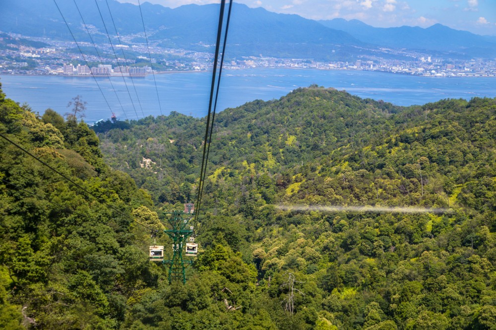 Mount Misen's Ropeway to View the Beauty in Hiroshima