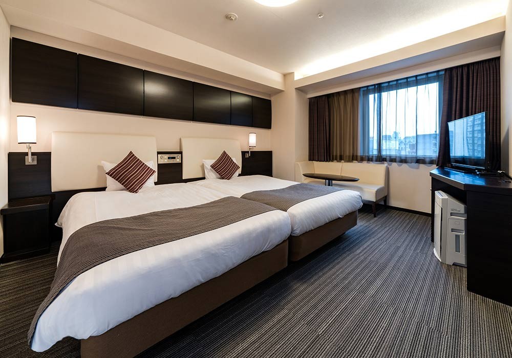 裝潢精緻的客房及寬敞舒適的床「川崎大和ROYNET酒店」