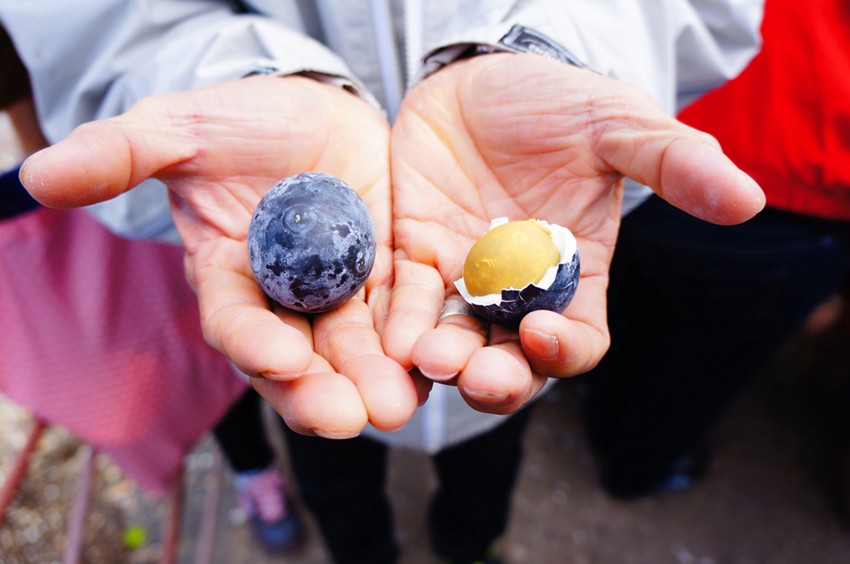 Trứng luộc đen - Đặc sản nổi tiếng tại Thung lũng Owakudani