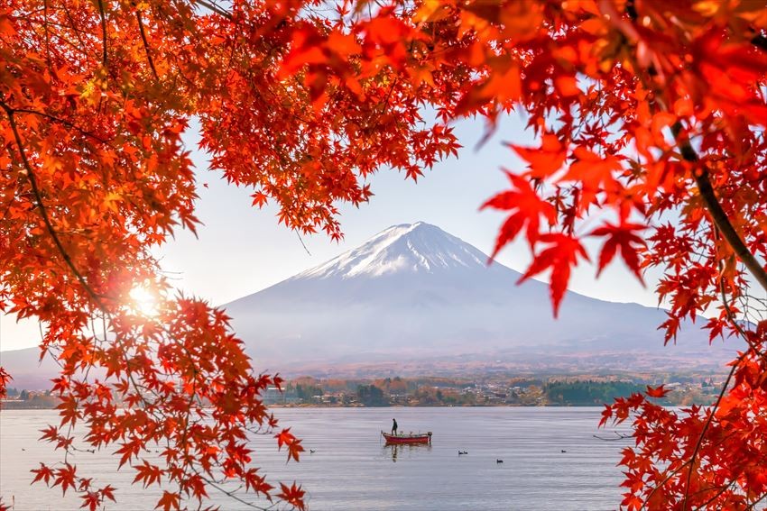 Những điểm ngắm lá đỏ tuyệt nhất ở khu vực núi Phú Sĩ 