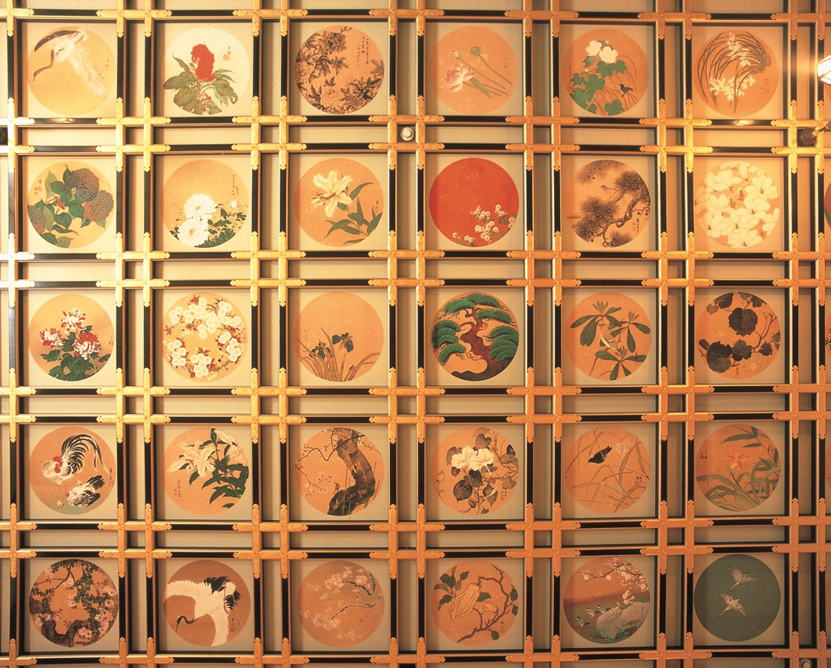 永平寺的看點2：天井繪「傘松閣」