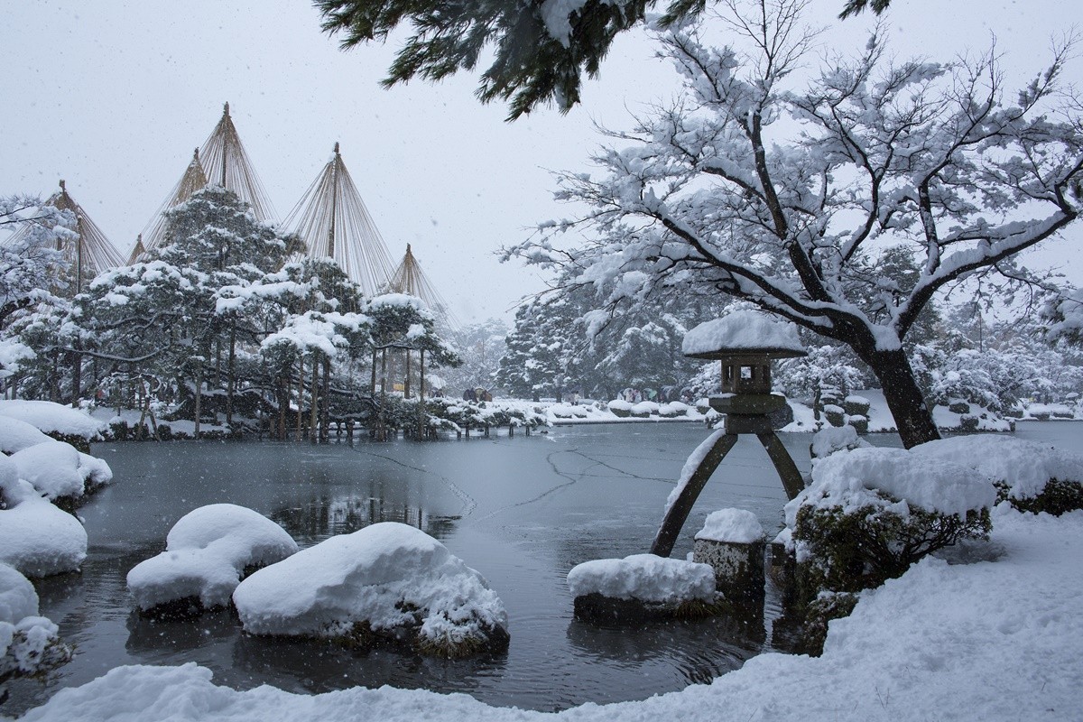 金澤冬季雪景